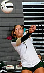 Alison Woods became the second UAB player to reach 3,000 assists and 1,000 digs in a career
