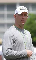 Offensive coordinator Jeff Brohm has seen his unit progress in the last few weeks.