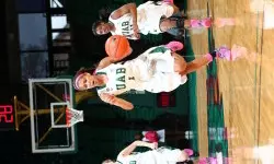 Senior guard Amber Jones tallied her fifth-straight game in double figures.