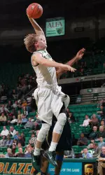 Jordan Swing finished with 18 points and 11 rebounds
