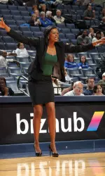 Coach Audra Smith's team finishes exhibition play with two wins.