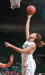 Freshman Kayla Anderson scored 13 points in the win.
