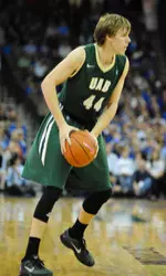 Jordan Swing is tied for fifth in the nation in 3-point field goal percentage (55.6 percent)