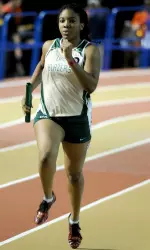 Redshirt sophomore Angel Waton set a PR in the 200 meters Saturday.