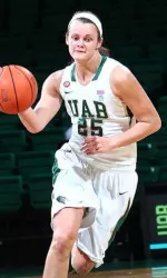 Michaelea Kleist is UAB's second-leading rebounder with 5.7 boards per game.