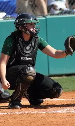 Senior Mandy Lowman leads the Blazers, hitting .417.