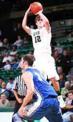 Freshman K.C. Whitaker collected a career-high 17 points and six rebounds in the win at SMU.