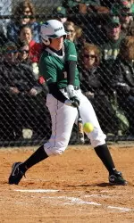Senior Mandy Lowman leads the Blazers with a .455 batting average.