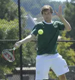 David Zimmerman was a straight-set winner at No. 2 singles Saturday.