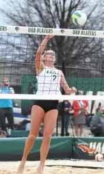 Sam Serley and her teammate Alison Woods won 2-0 as the No. 1 doubles pair