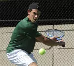 James Gardner won his match at No. 6 singles vs. Jacksonville State.