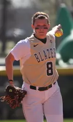 Sophomore pitcher Lannah Campbell could square off with her twin sister Hannah, a pitcher for South Alabama, on Wednesday.