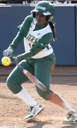 Junior Whitney Fletcher hit an inside-the-park home run against UMKC.