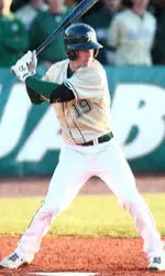 OF Ryan Ussery finished 2-for-4 with a double