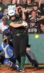 Senior Mandy Lowman leads the Blazers with a .400 batting average.