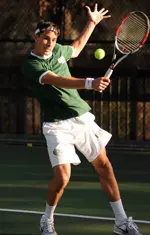 Chris Helliar was a winner in both singles and doubles Tuesday.