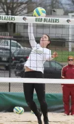 Rachel Fairbanks recorded 11 kills and 16 digs in UAB's last match