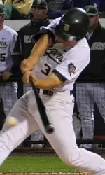C Harry Clark went 2-for-4 with his first collegiate home run