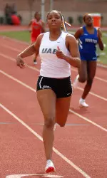 Angel Watson won the 100-meters with a personal-record time of 11.79.