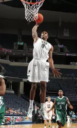 Ovie Soko throws down two of his career-high 20 points in the win over Tulane.