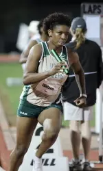 Angel Watson will compete in the 100 and 200 meters on Saturday.