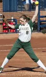Lannah Campbell leads the team with 107 strikeouts
