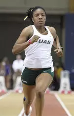Angel Watson's 200-meter time of 23.85 is second-fastest in UAB history.