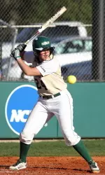 Senior Mandy Lowman hits two home runs in game two on Saturday.