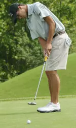 Hunter Hawkins carded a two-under par 70 during Tuesday's final round of the 2012 C-USA Men's Golf Championship.
