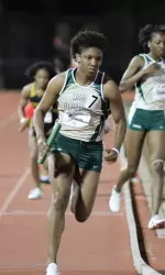 Angel Watson will compete in the 100 and 200-meter dash preliminaries on Saturday.