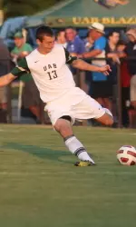 Sophomore defender Stewart Abrahart.