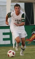 Junior Chase Wickham had one of UAB's five shots on goal Sunday at ETSU.