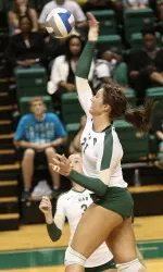 Kiriana Hirini hit .500 for the match vs. the Miners