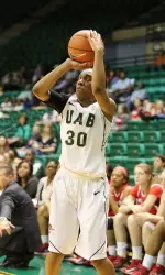Junior Ashley Grimes leads UAB with 17.5 points per game in C-USA play.