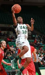 Junior Ashley Grimes scored a game-high 17 in the loss.