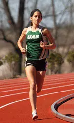 Senior Rhiannon Johns and the Blazers will travel to South Bend, Ind. for the Meyo Invite this weekend.