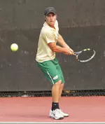 McSeveney won his opening round singles match before falling later in the day.