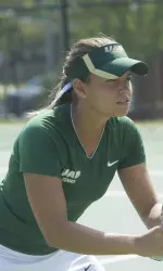 UAB sophomore Amy Lowther teamed with freshman Catherine Ragon on Saturday.