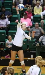 Junior Bethanie Thomas hit a career-best .733 attack percentage in the win over Alabama A&M.