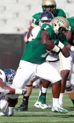 Freshman running back Jordan Howard has rushed for 247 yards on the year.