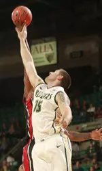 Senior center Fahro Alihodzic had a career-best 12 boards against Rutgers.