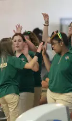 UAB's bowling team posted its highest baker game ever as a team with a 255