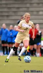 Sophomore midfielder Paige Hanks led UAB with four shots for three on target Monday in the Blazers' 1-0 loss to Tulsa.