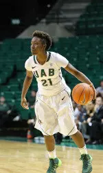 Chelsee Black is averaging 12.9 points for the Blazers this season.