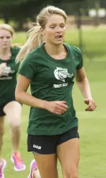 Graduate student Kate Brown and the UAB track and field team race Friday at the Birmingham CrossPlex.