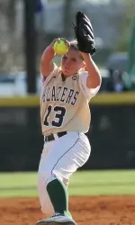Pitcher Leigh Streetman and the Blazers will compete in the Kennesaw State Classic this weekend.