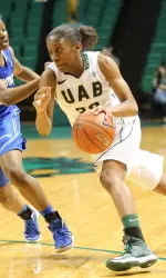 UAB's Ashley Grimes scored a game-high 20 points in the loss.