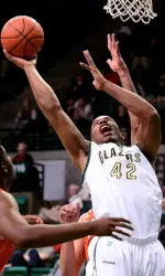 Rod Rucker finished with a team-high 17 points on 7-of-10 shooting