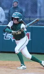Freshman Caitlin Attfield is seven-for-seven in stolen base attempts this season.