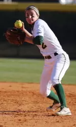 Freshman Caitlin Attfield went 3-5 and had three steals on Saturday.